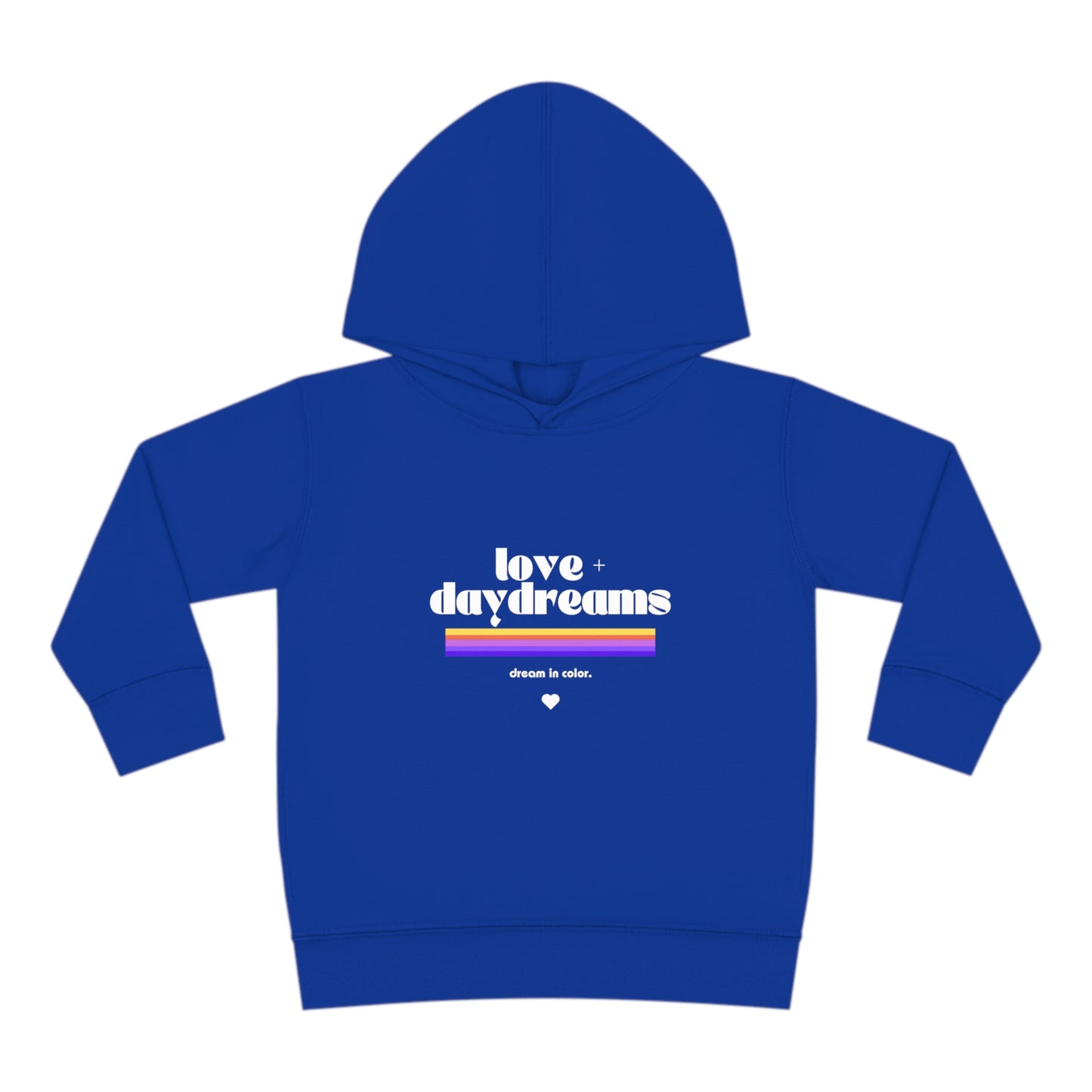 Toddler Fleece Hoodie | "Dream in Color"