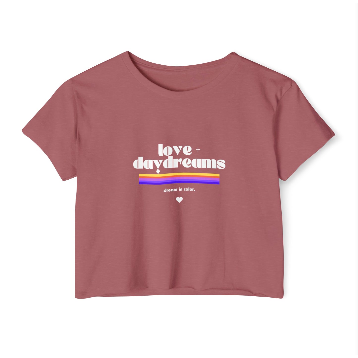 Women's Festival Crop Top | "Dream in Color"