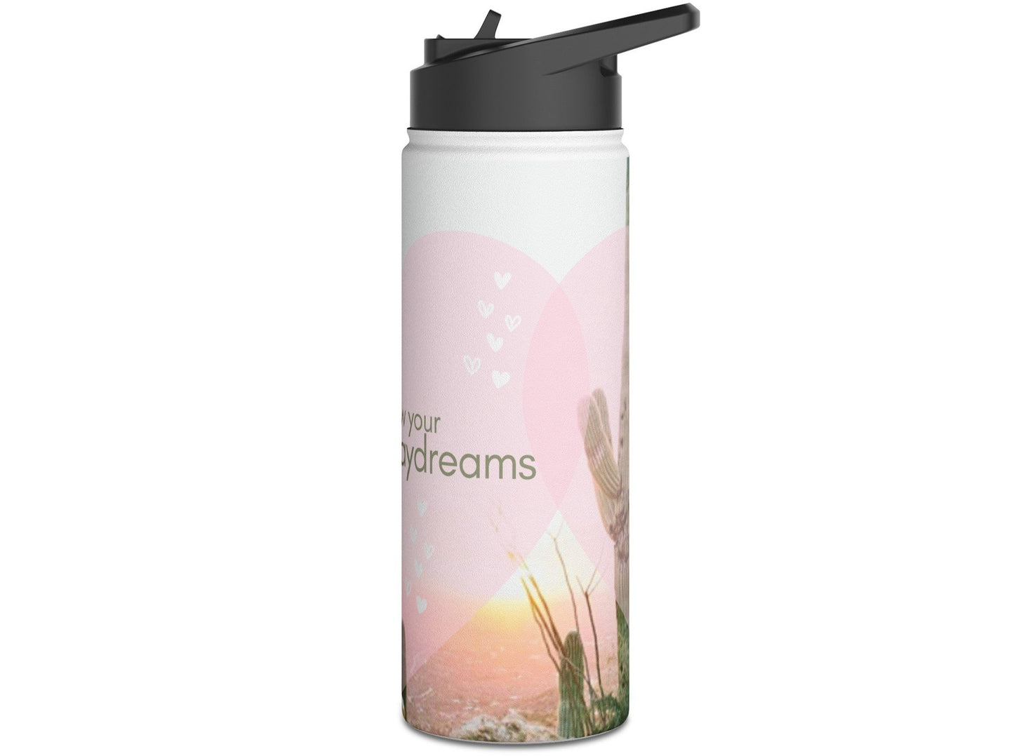 Stainless Steel Water Bottle | "Follow Your Love + Daydreams"