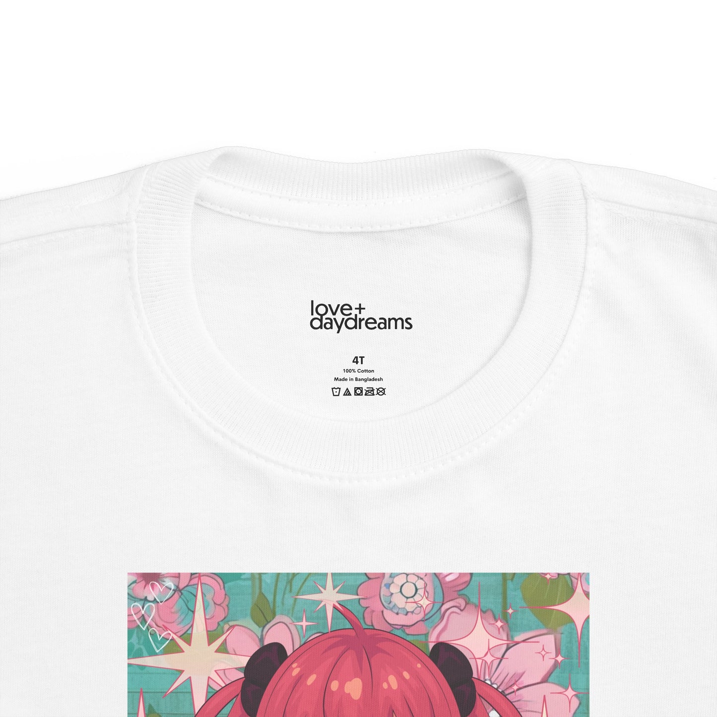 Toddler's Fine Jersey Tee | "Love + Anime"