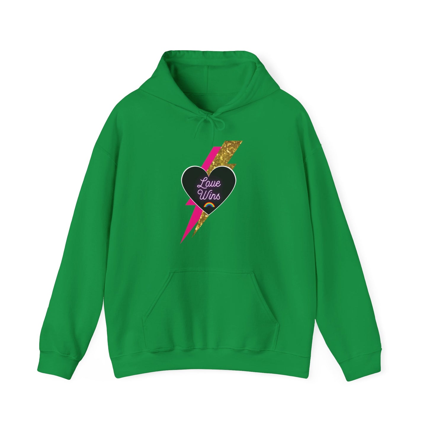 Unisex Hooded Sweatshirt | "Love Wins" Pride