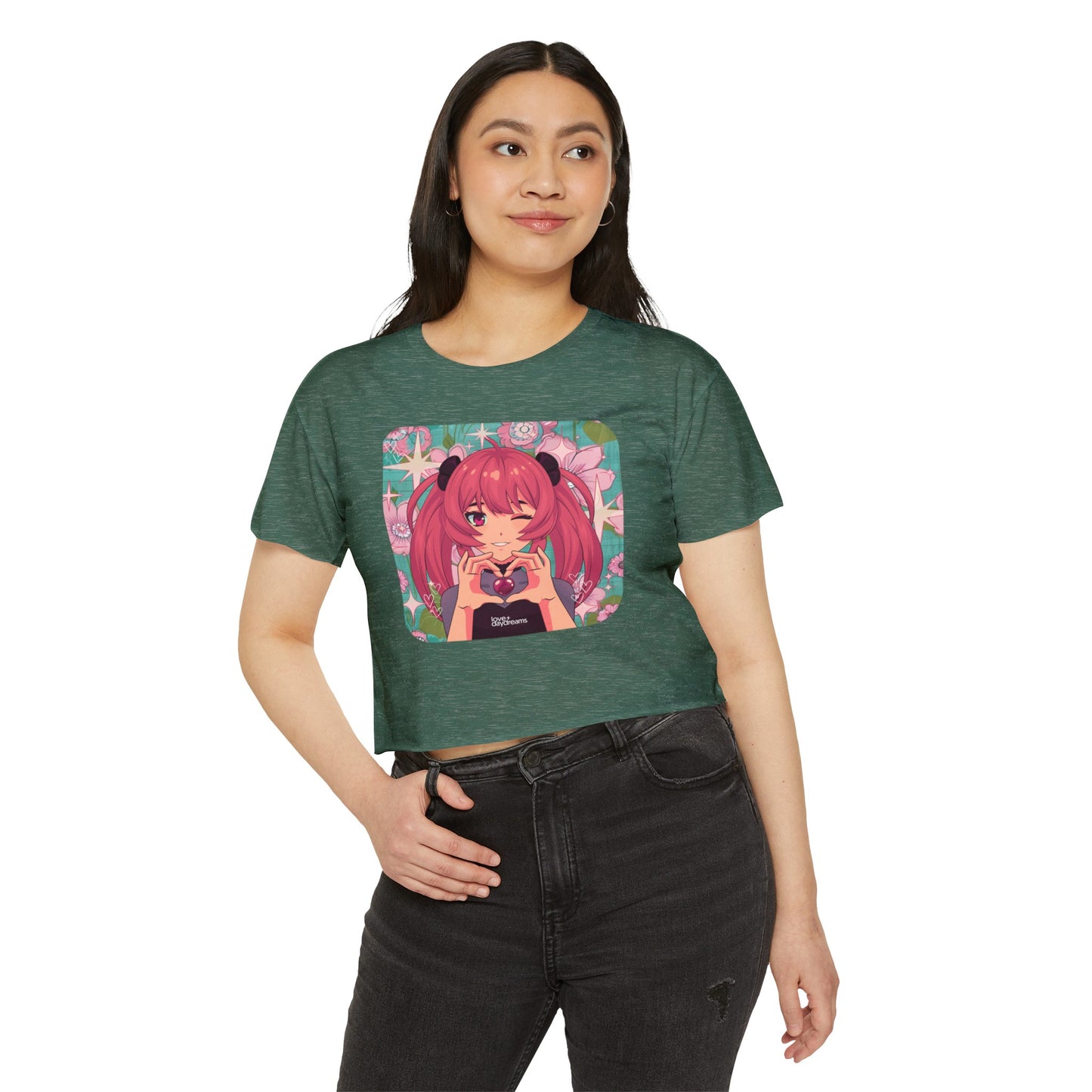 Women's Festival Crop Top | "Love + Anime "