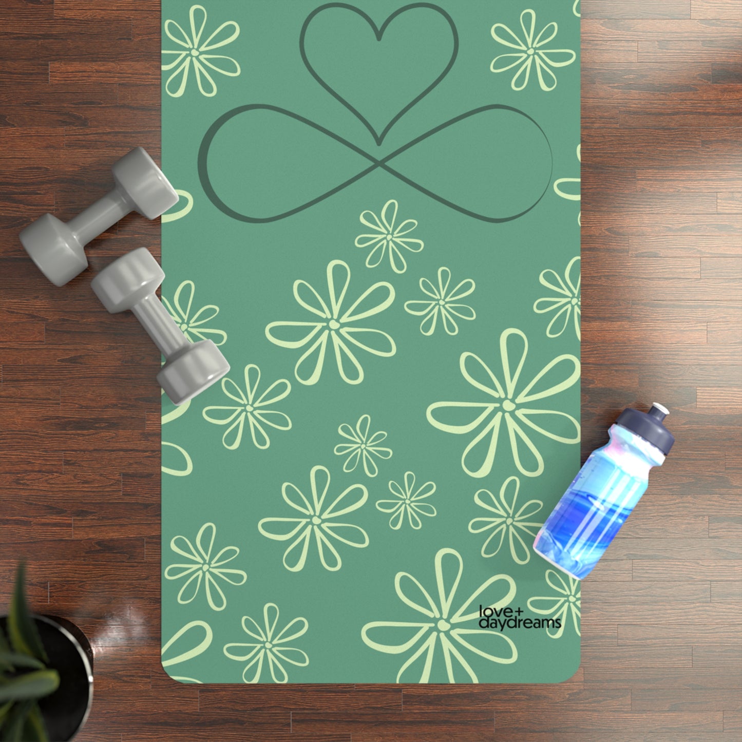 Non-Slip Yoga Mat | "Infinity Flowers"