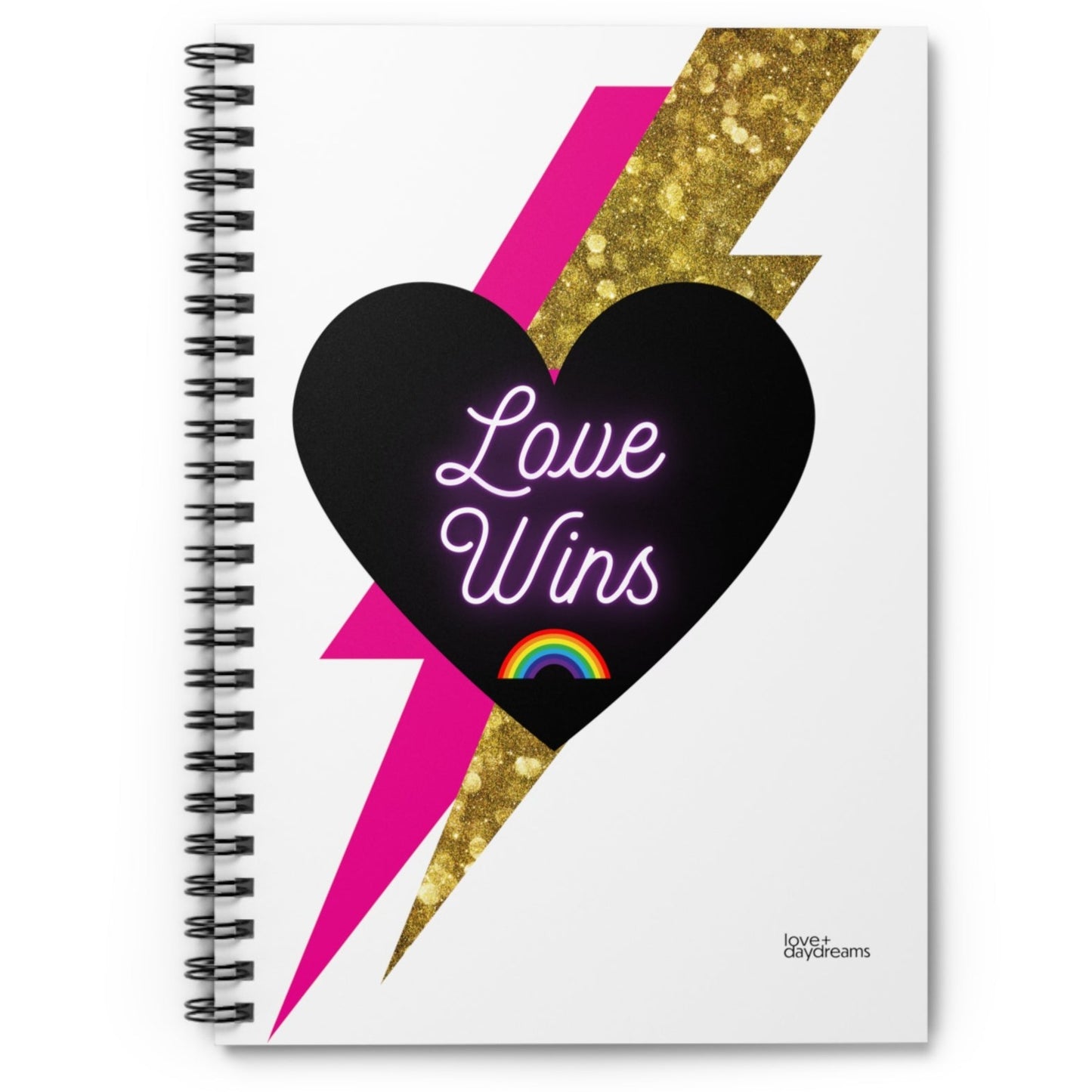 Spiral Notebook - Ruled Line | "Love Wins" Pride