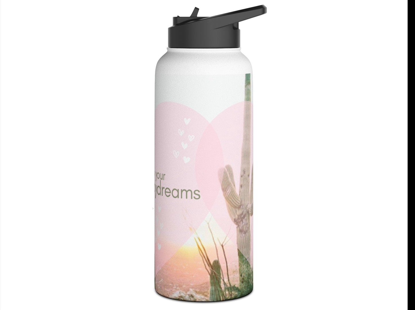 Stainless Steel Water Bottle | "Follow Your Love + Daydreams"