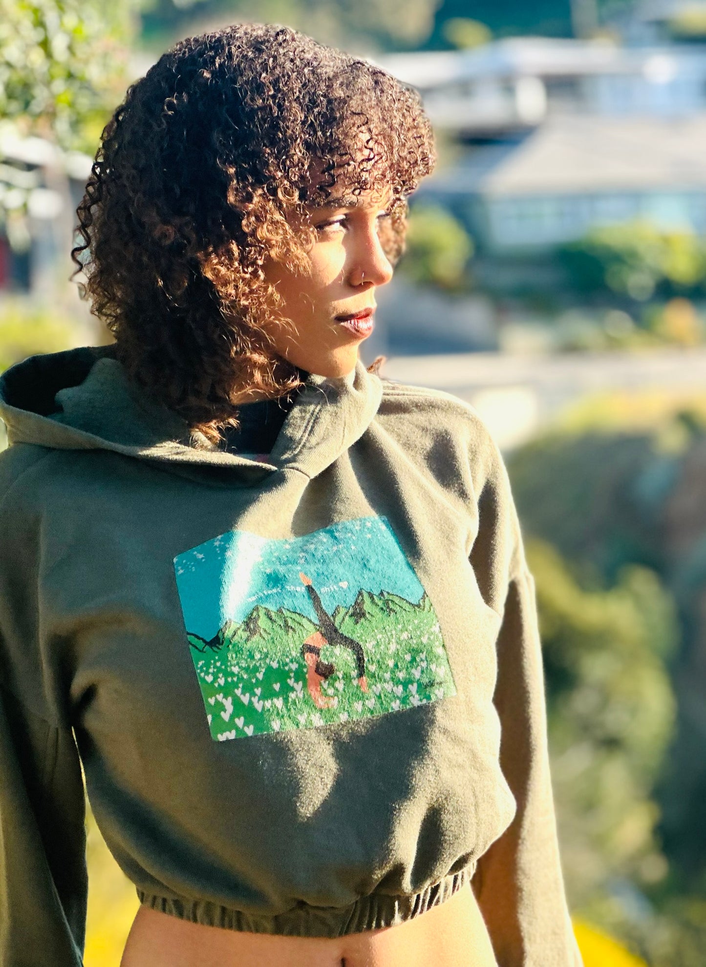 Women's Cinched Bottom Hoodie | "Manifest That Sh!t"