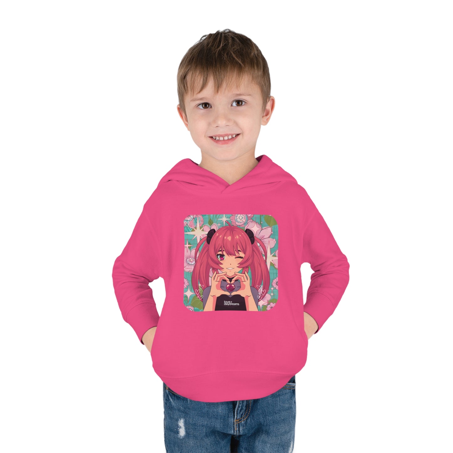 Toddler SuperSoft Hoodie | "Love + Anime"