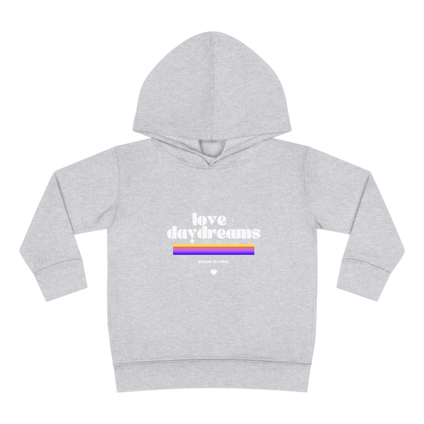 Toddler Fleece Hoodie | "Dream in Color"