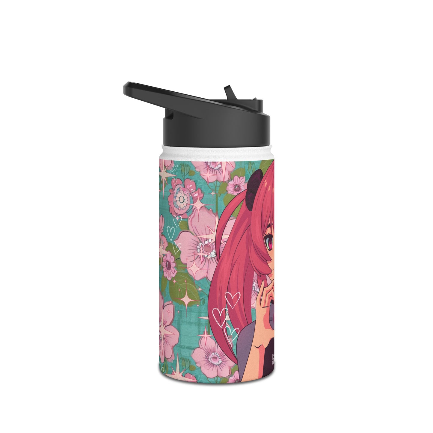 Stainless Steel Water Bottle | "Love + Anime"