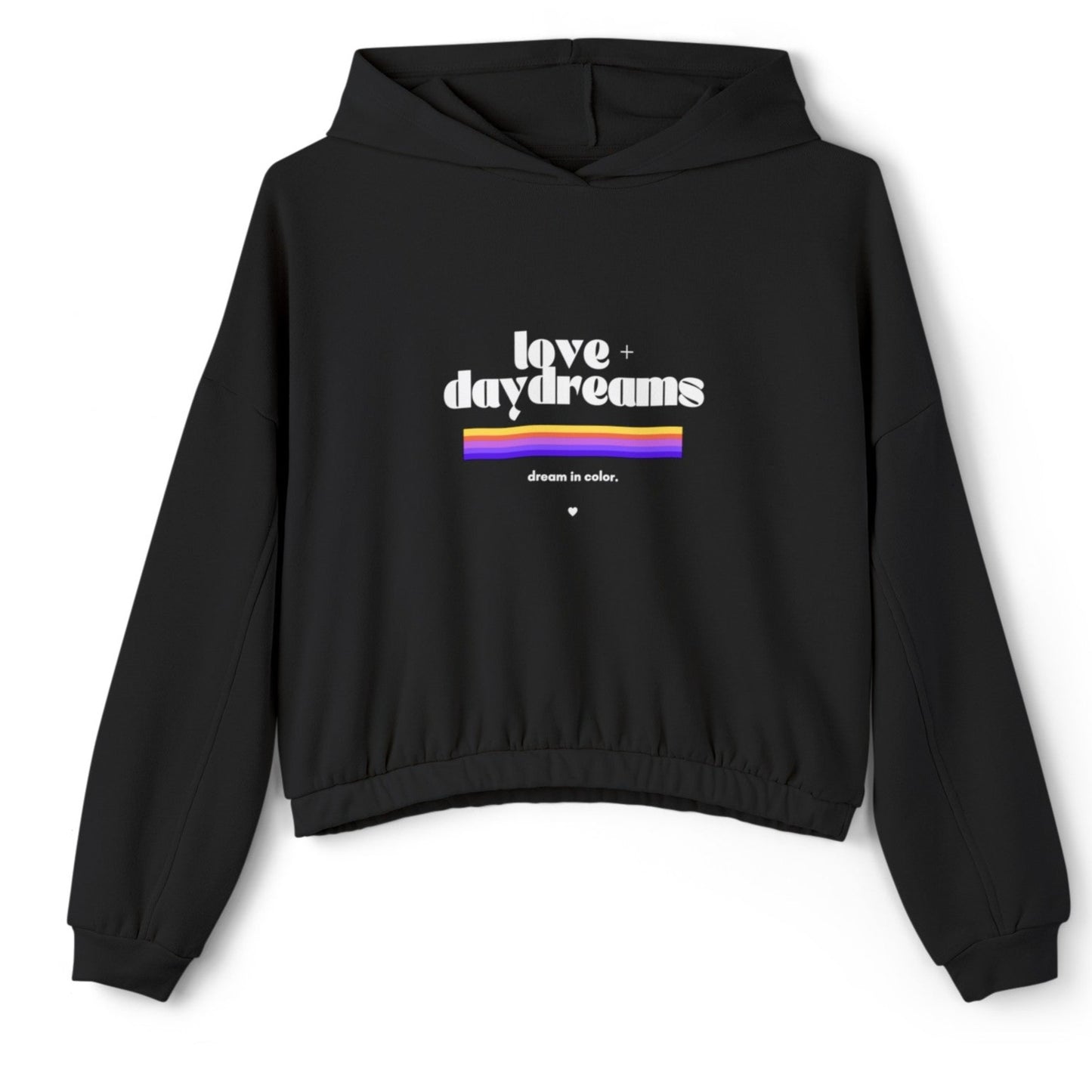 Women's Cinched Cropped Hoodie | "Dream in Color"