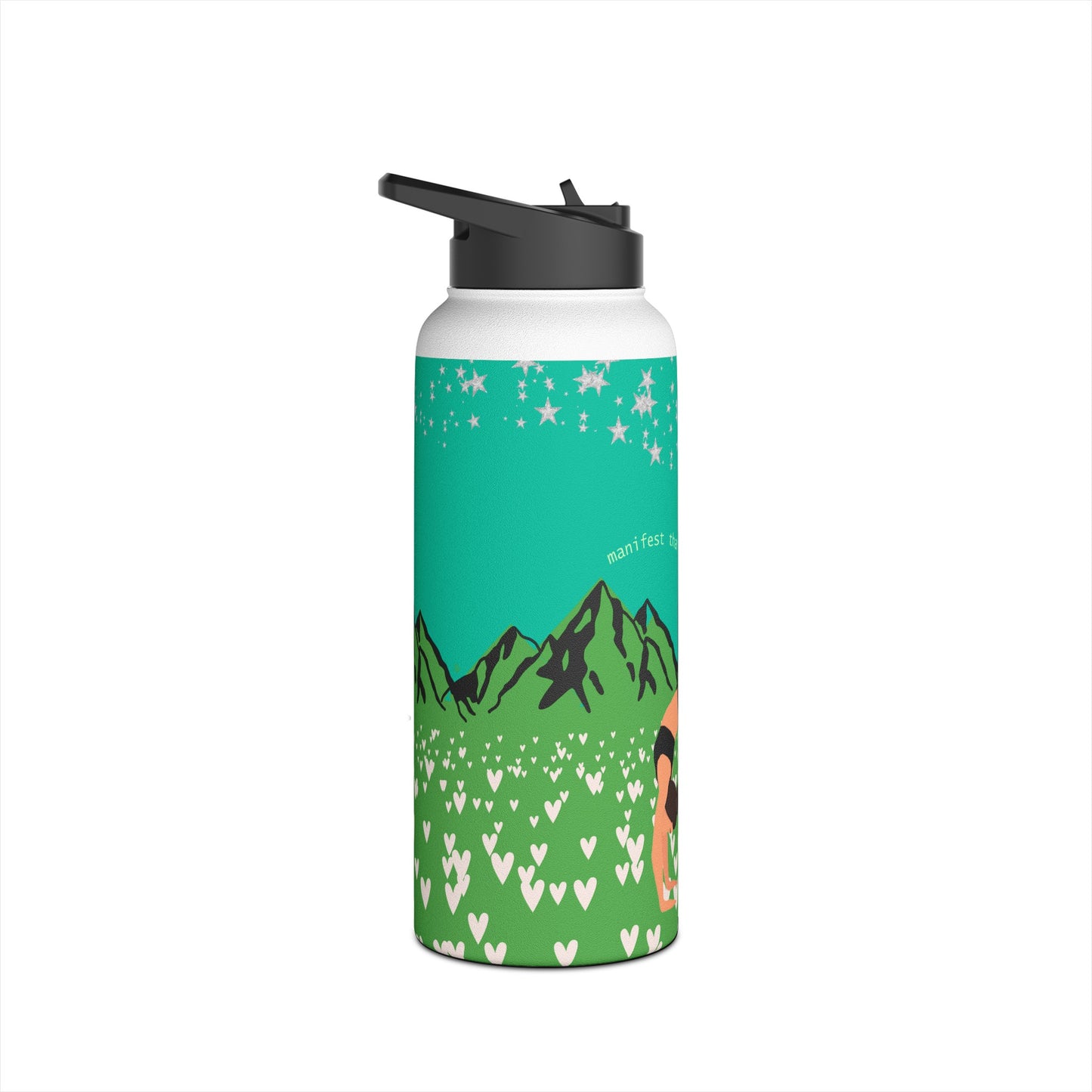 Stainless Steel Water Bottle | "Manifest That Sh!t"