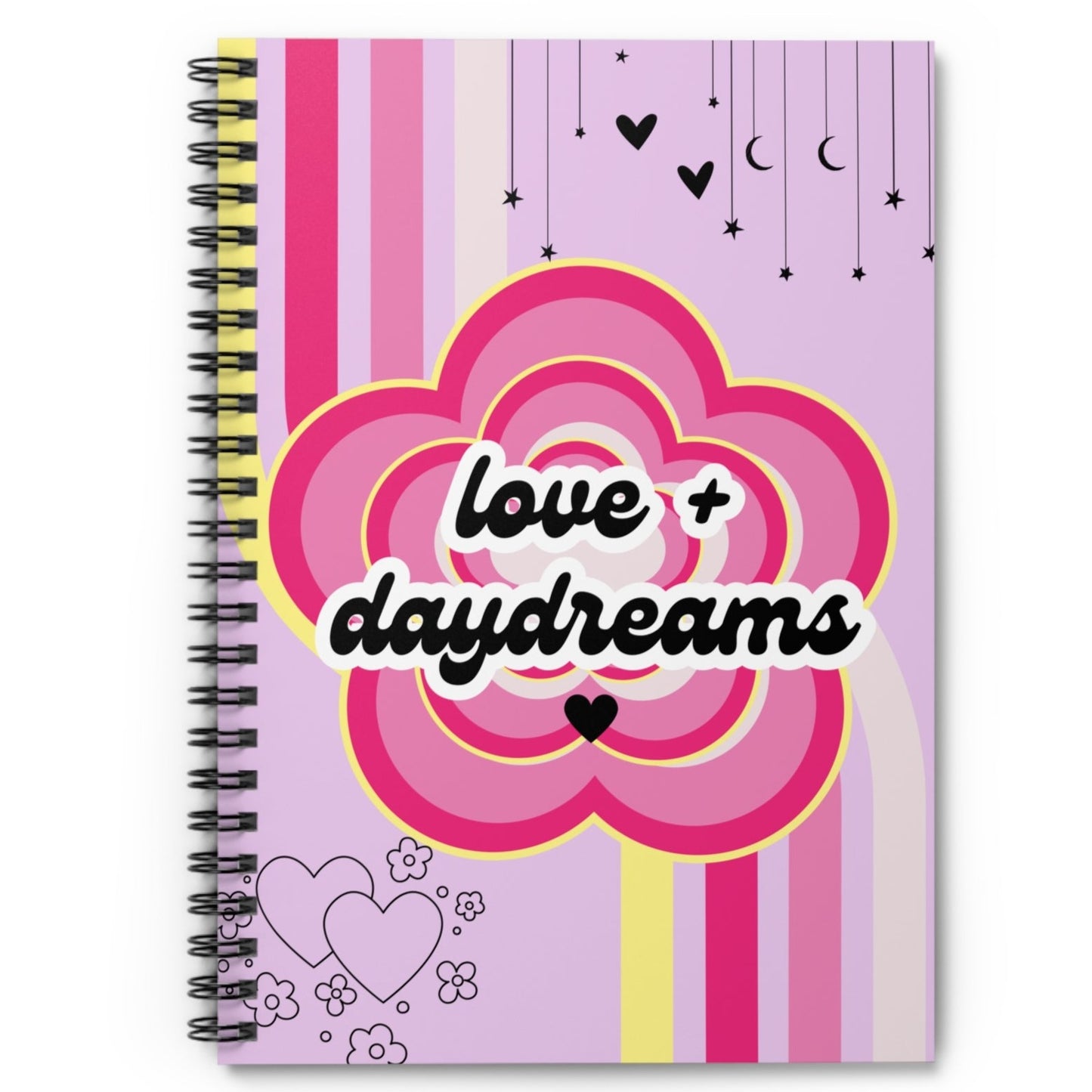 Spiral Notebook | "Surround Yourself with Love + Daydreams"