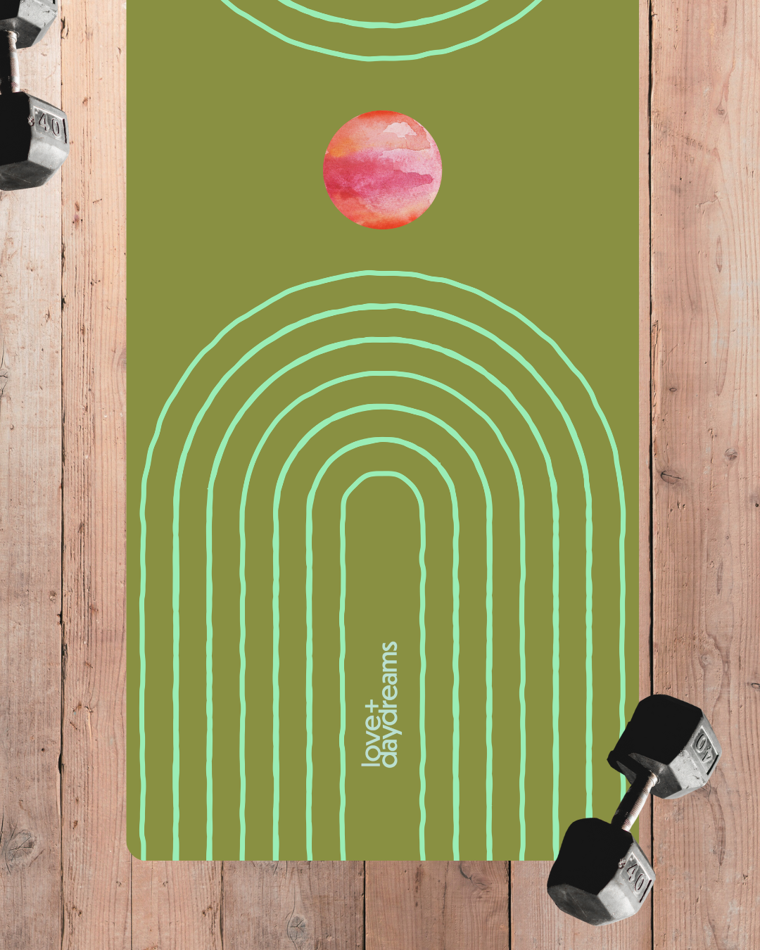 Yoga Mat, 'Night Bloom' - Premium Mat, Velvet Non-Slip Mat, Meditation, Hot Yoga, Hot Pilates, Fitness Mat, Workout