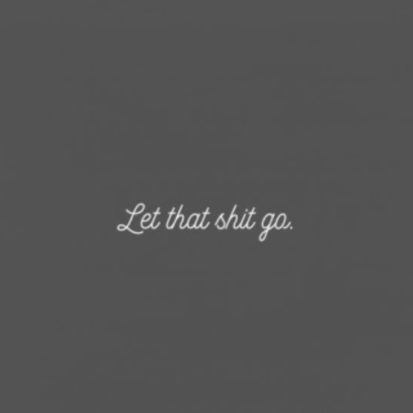 Yoga Mat, 'Let That Shit Go' Neon Release for Hot Yoga & Pilates, Rebellion, Release Mat, Edgy Healer Gift, Non-Slip Mat, Emotional Detox