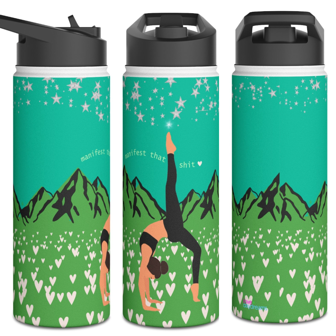 Stainless Steel Water Bottle | "Manifest That Sh!t"