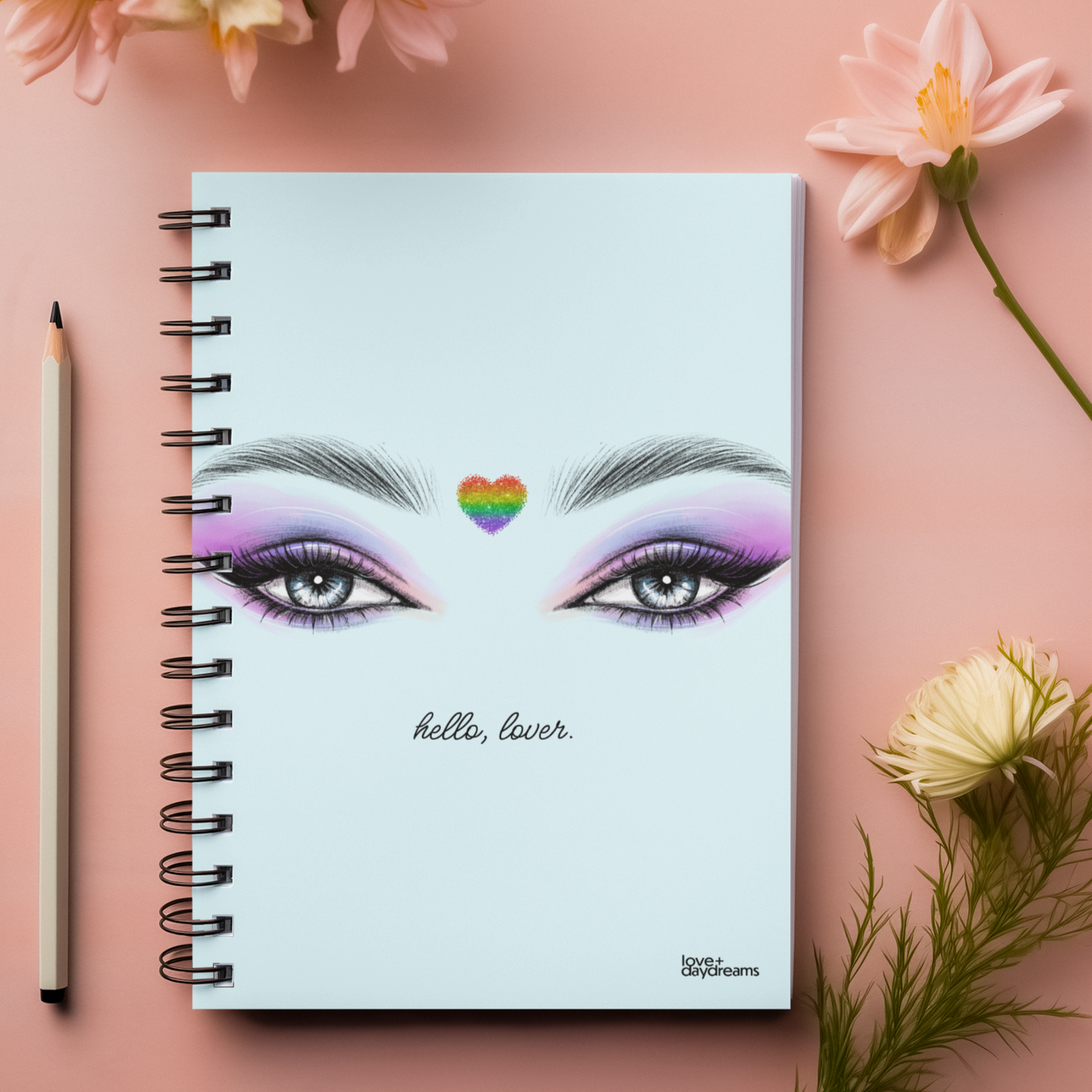 Spiral Notebook | "Hello, Lover" Pride