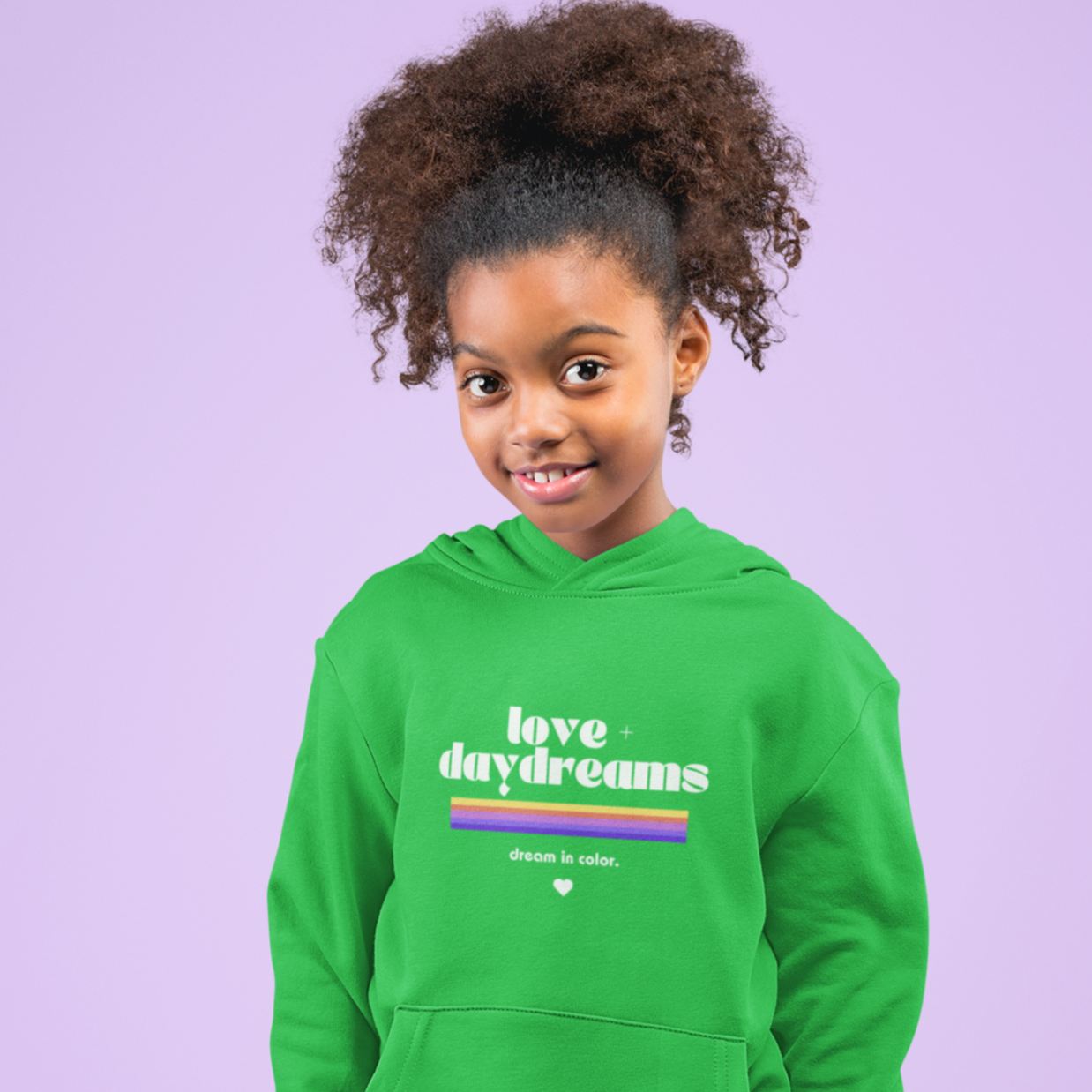 Toddler Fleece Hoodie | "Dream in Color"